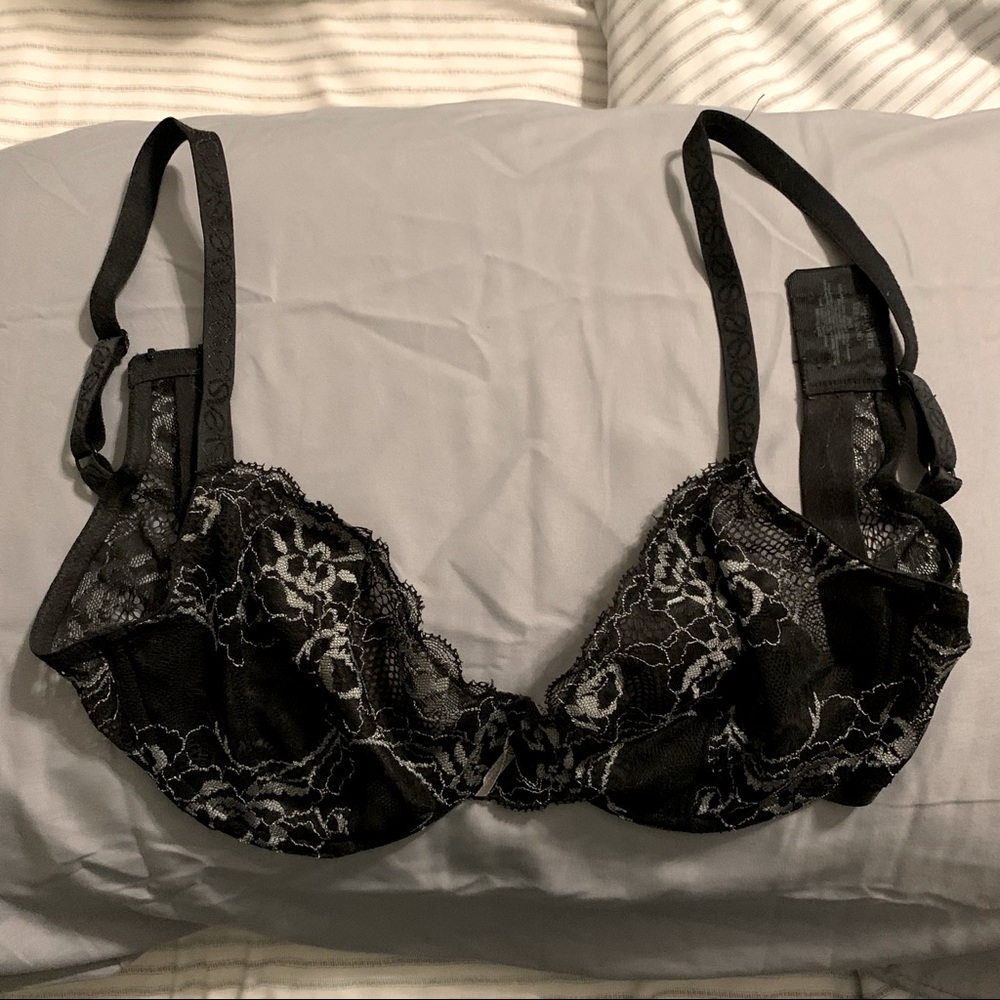 Unlined Lace Underwire Bra